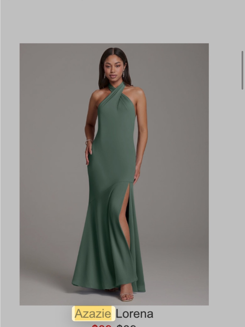 Azazie Lorena Seamoss SZ 0 - NEVER WORN